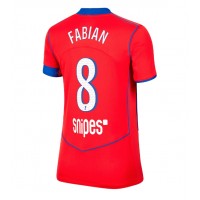 Fotballdrakt Dame Paris Saint-Germain Fabian Ruiz #8 Tredjedrakt 2025-26 Kortermet Fotballdrakt Dame Paris Saint-Germain Fabian Ruiz #8 Tredjedrakt 2025-26 Kortermet